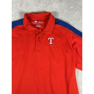 Texas Rangers Men's 2XL Polo Type Shirt  TX3 COOL MLB Genuine Merchandise